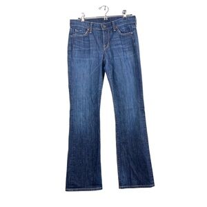 Citizens of Humanity Jeans Size 27 Ingrid Stretch #002 Low Waist Flare Med Wash